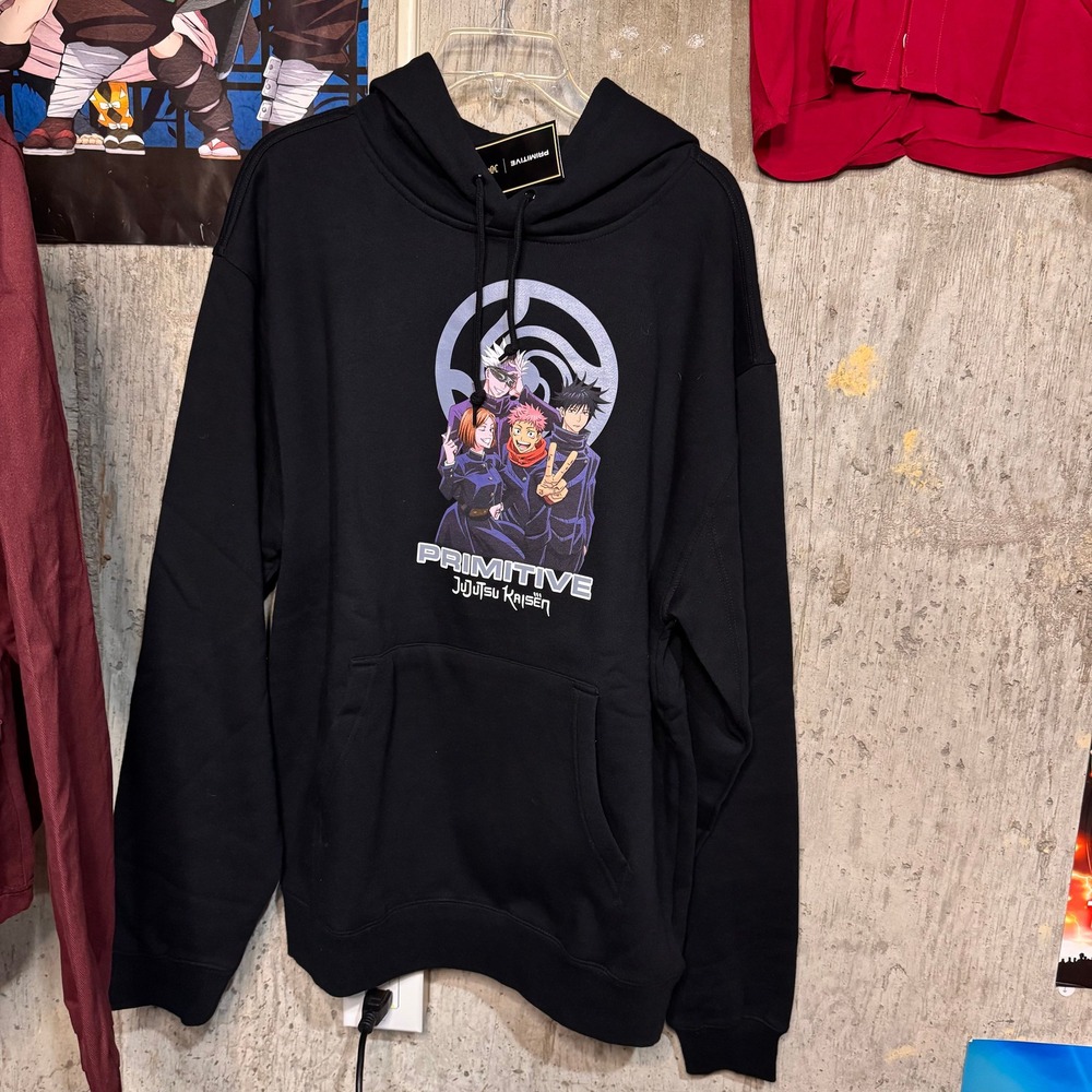 Primitive x Jujutsu Kaisen - "United" group hoodie NWT - size Large